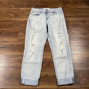 Signature by Levi Strauss & Co. Mid Rise Boyfriend Jeans Blue Women's Size 4 W27